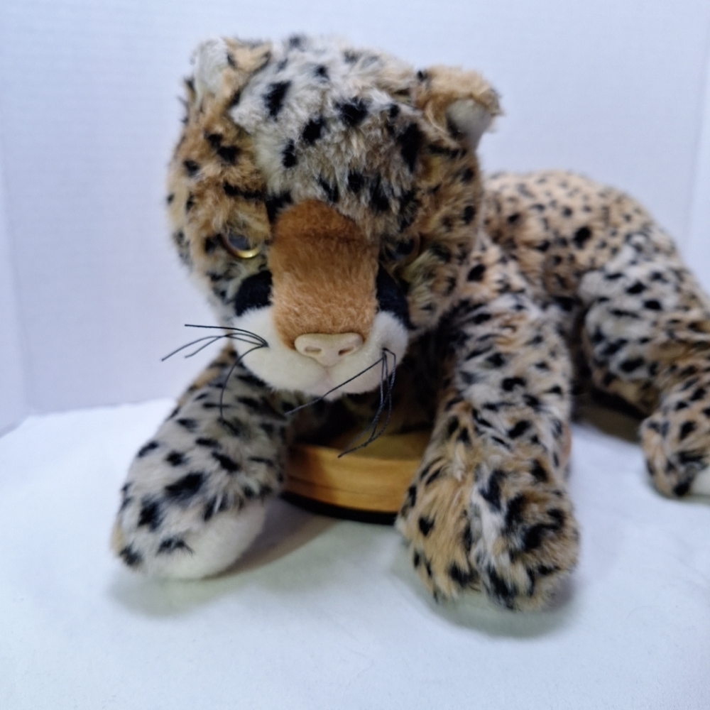 TY Classic Piston Cheetah Leopard 2003 Plush Spotted Stuffed Animal Cat 12"
